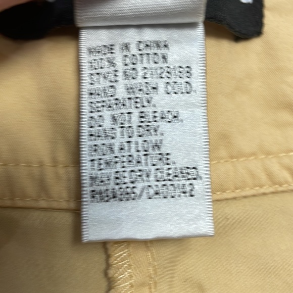 Bianca Nygård 100% Cotton Camel Capris, SZ 16 - Picture 10 of 11